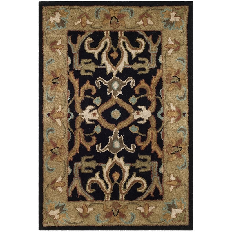 Safavieh Heritage Accent Rug in Ivory / Black