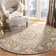 Safavieh Heritage Oval Rug in Blue / Grey