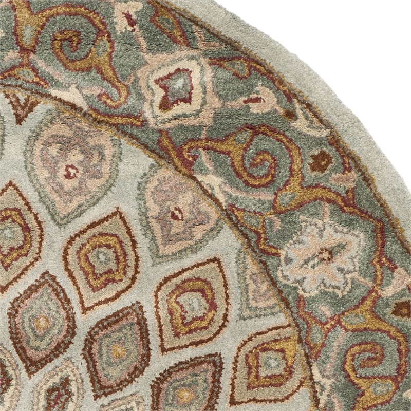 Safavieh Heritage Oval Rug in Blue / Grey