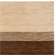 Safavieh Himalaya 6' X 6' Round Wool Hand Loomed Rug in Orange / Multi-Color