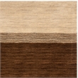 Safavieh Himalaya 6' X 6' Square Wool Hand Loomed Rug in Orange / Multi-Color