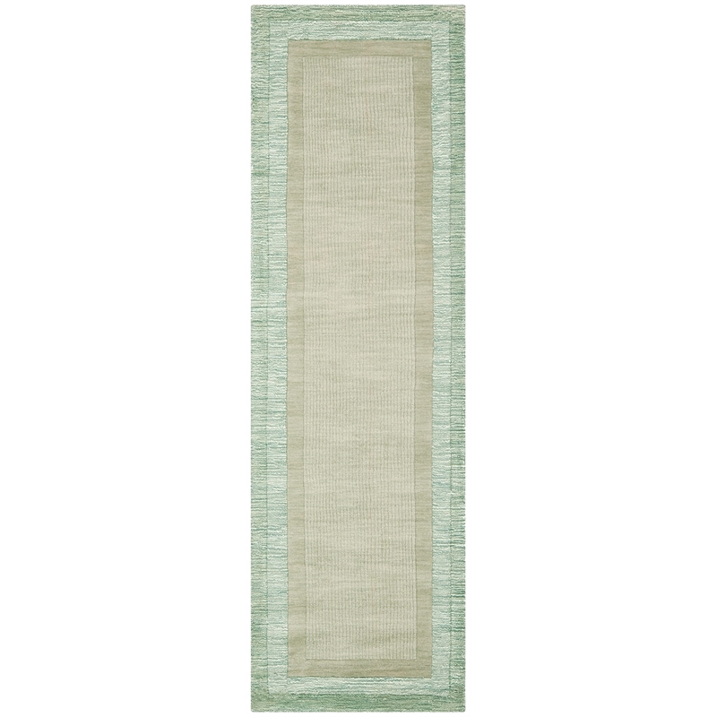 Safavieh Impressions Runner Rug in Green / Beige