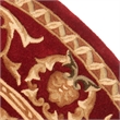 Safavieh Naples 6' X 6' Round Wool Hand Tufted Rug in Burgundy