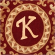 Safavieh Naples 6' X 6' Round Wool Hand Tufted Rug in Burgundy