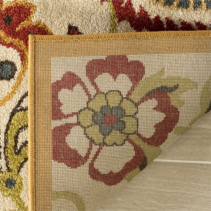 Safavieh Newbury Rectangle Rug in Ivory / Gold