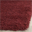 Safavieh California Shag Runner Rug in Maroon