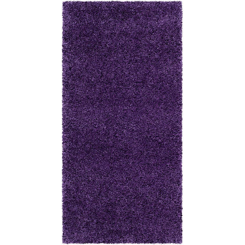 Safavieh Milan Shag Runner Rug in Purple