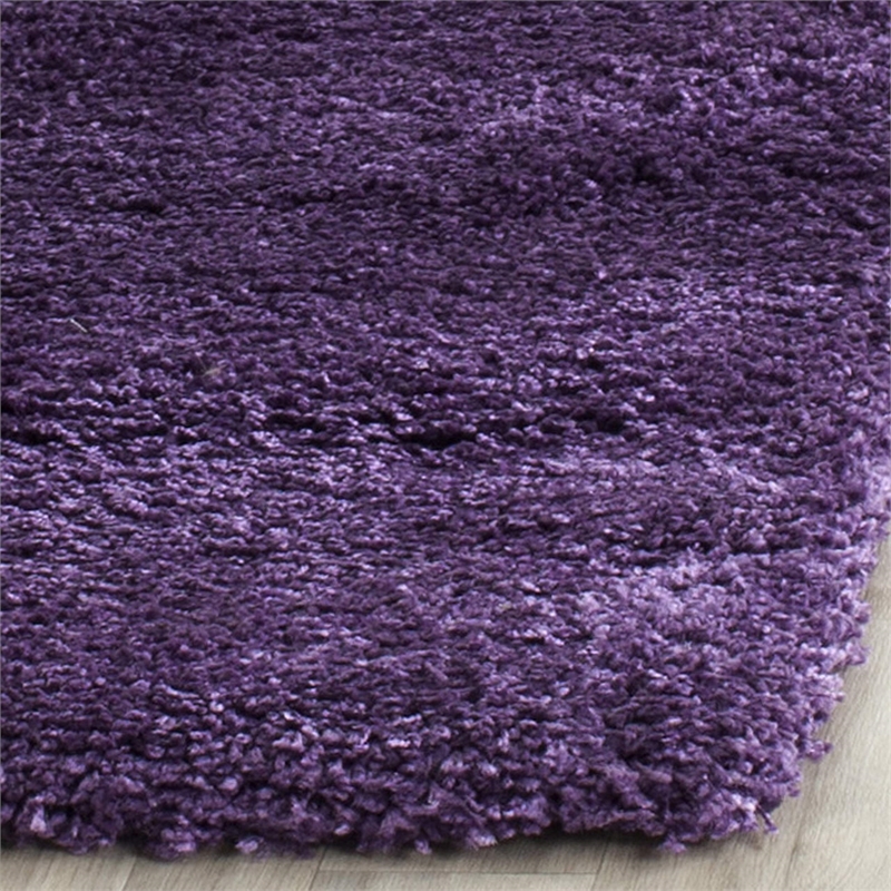 Safavieh Milan Shag Runner Rug in Purple