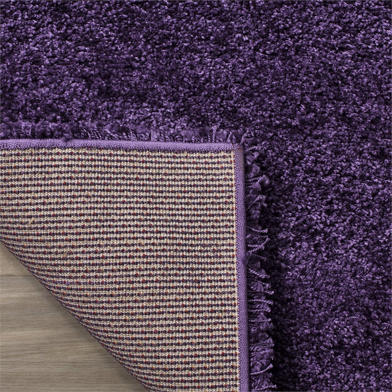 Safavieh Milan Shag Runner Rug in Purple