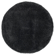 Safavieh Milan Shag Round Rug in Dark Grey