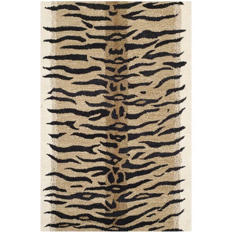 Safavieh Soho Rectangle Rug in Beige / Black