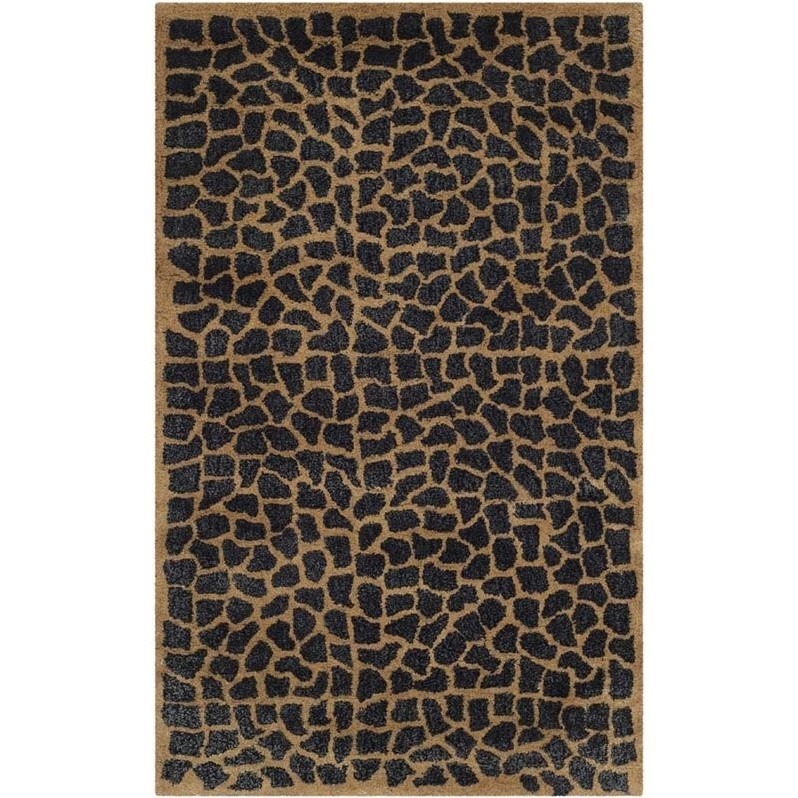 Safavieh Soho Rectangle Rug in Brown / Black