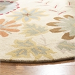 Safavieh Soho Round Rug in Ivory / Sage
