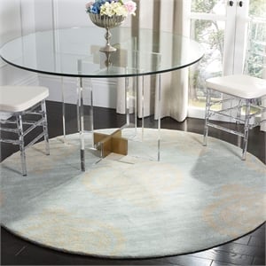Safavieh Soho Round Rug in Blue / Beige