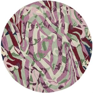 Safavieh Soho Round Rug in Rose / Multi