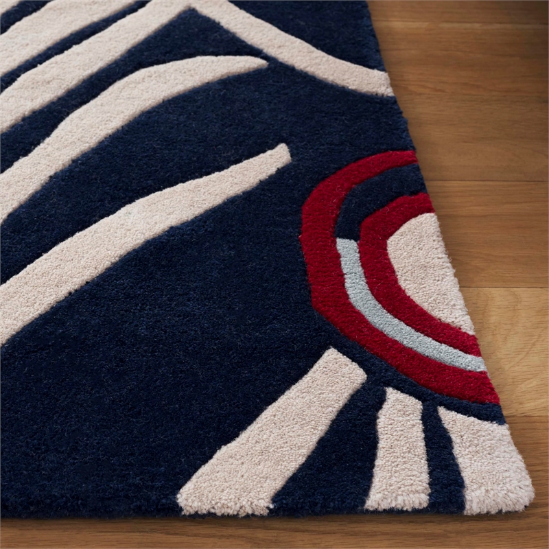 Safavieh Soho Runner Rug in Blue / Ivory