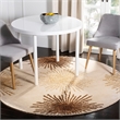 Safavieh Soho Round Rug in Red / Ivory