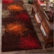 Safavieh Soho Round Rug in Red / Ivory