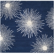Safavieh Soho Square Rug in Dark Blue / Ivory