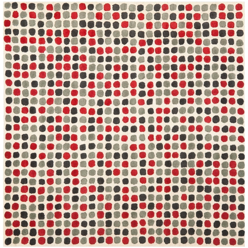 Safavieh Soho Square Rug in Ivory / Multi