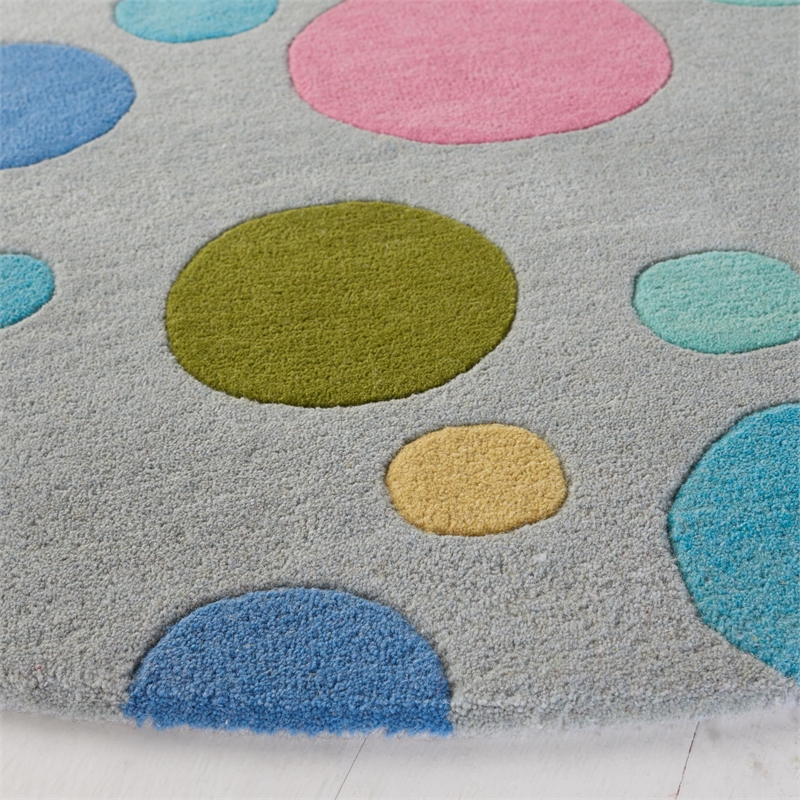 Safavieh Soho Round Rug in Grey / Multi