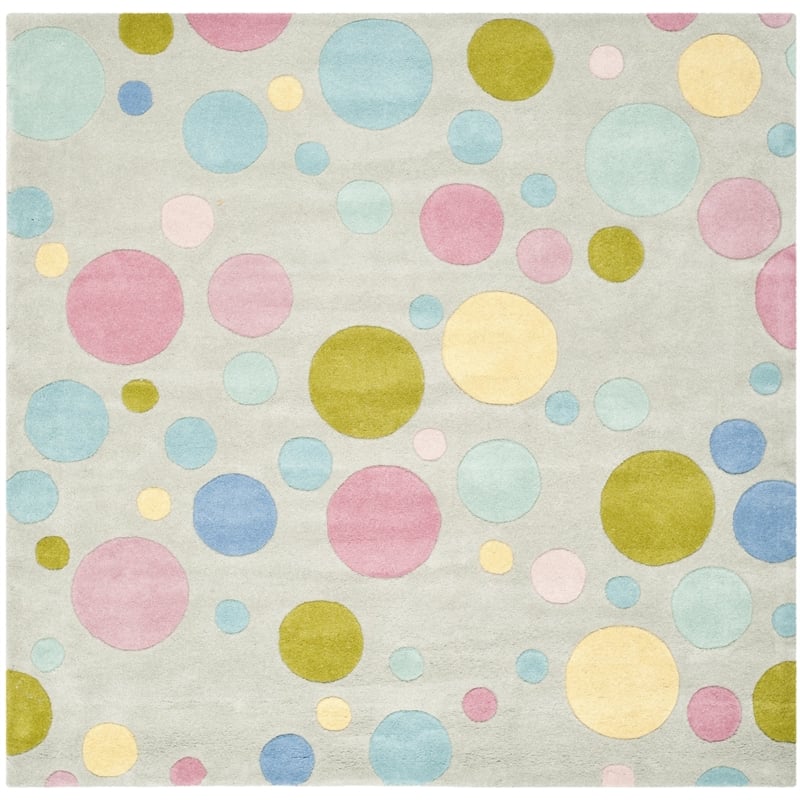 Safavieh Soho Square Rug in Grey / Multi