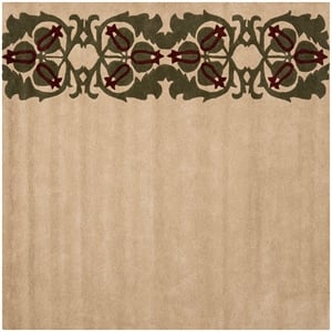 Safavieh Soho Square Rug in Beige / Grey