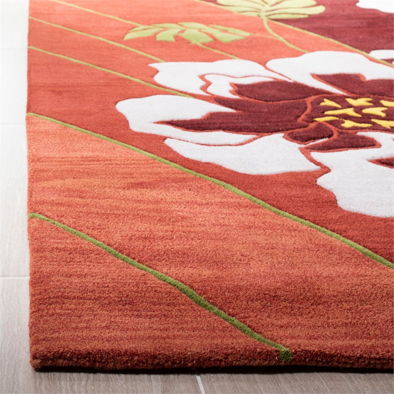 Safavieh Soho Square Rug in Brown / Multi