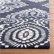 Safavieh Wyndham Accent Rug in Dark Grey / Ivory