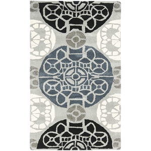 Safavieh Wyndham Accent Rug in Grey / Black