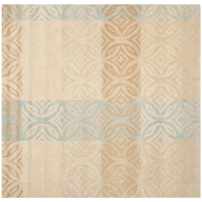 Safavieh Wyndham Square Rug in Beige / Multi