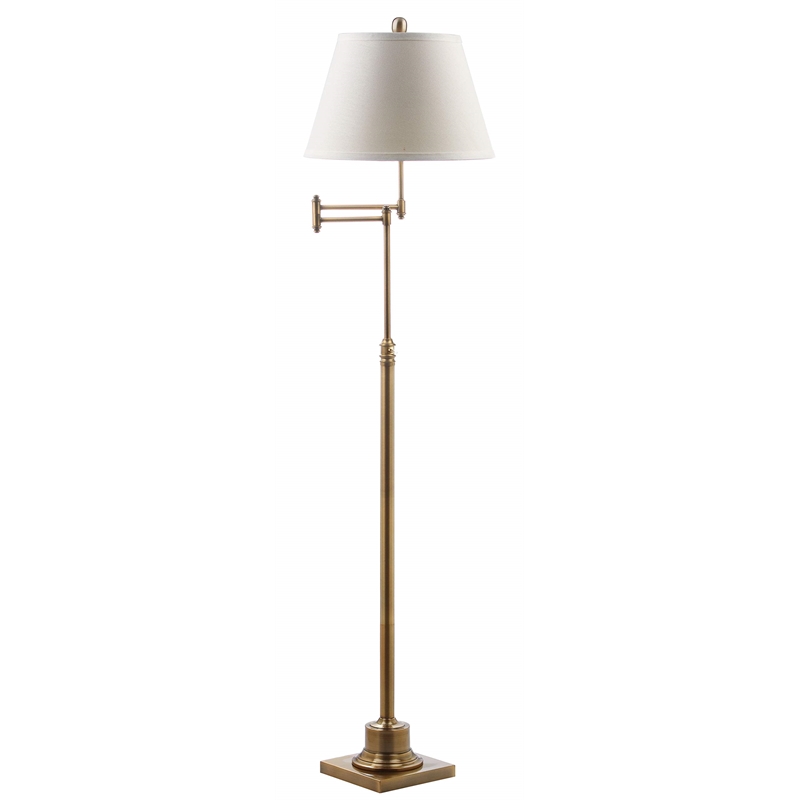 Safavieh Ingram Swivel Floor Lamp in Gold