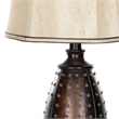 Safavieh Leather Table Lamp in Brown