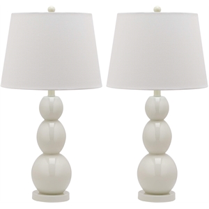 Safavieh Jayne Three Sphere Glass Lamp (Set Of 2)