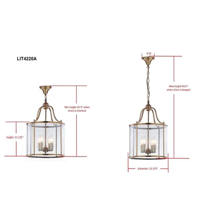 Safavieh Sutton Place Medium Pendant