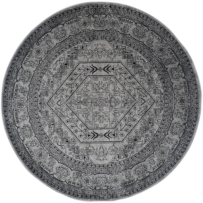Safavieh Adirondack Silver Area Rug - Round 8'