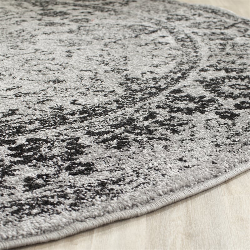 Safavieh Adirondack Grey Area Rug - Round 4'
