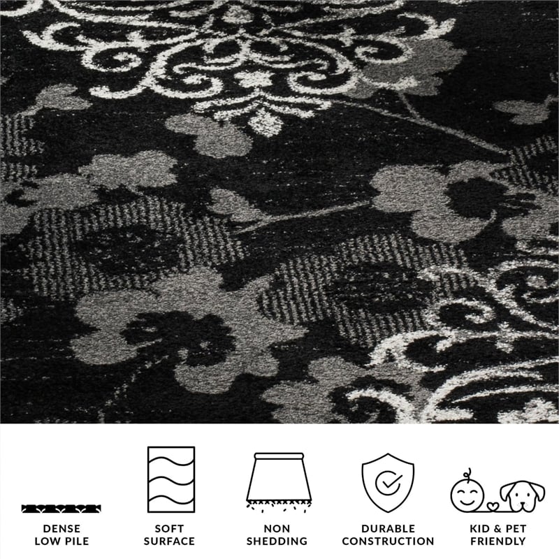 Safavieh Adirondack Black Area Rug - Runner 2'6