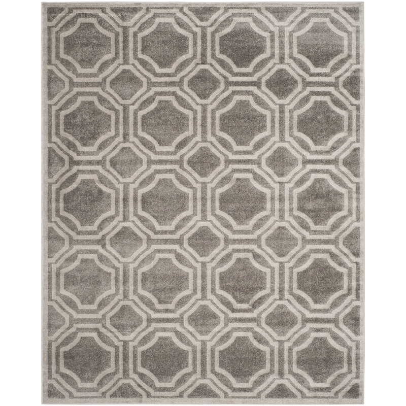Safavieh Amherst Grey Indoor Outdoor Rug - 8' x 10'