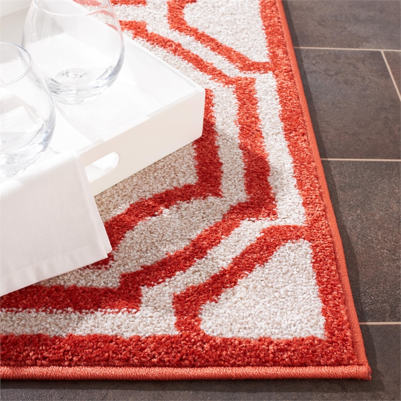Safavieh Amherst Ivory Indoor Outdoor Rug - 6' x 9'