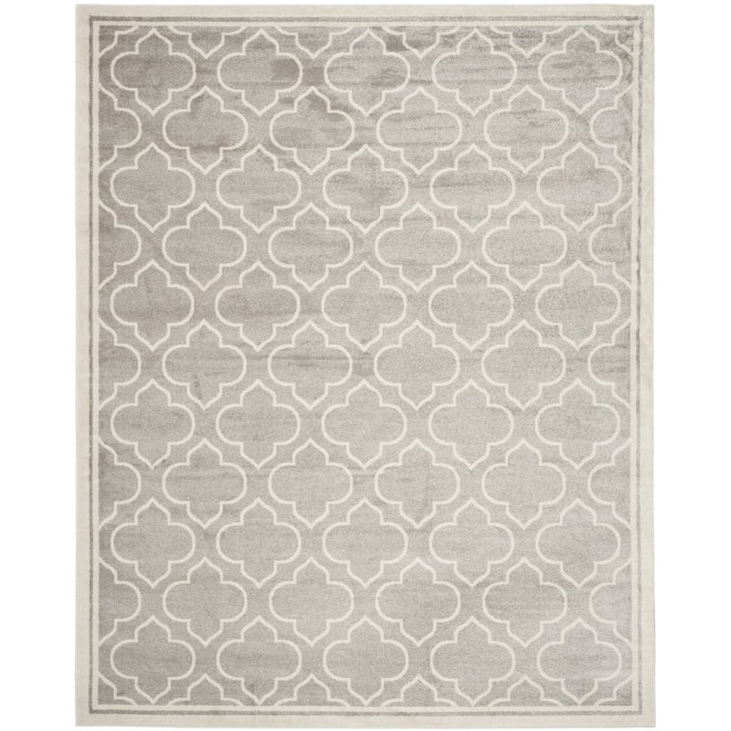 Safavieh Amherst Light Grey Indoor Outdoor Rug - 10' x 14'