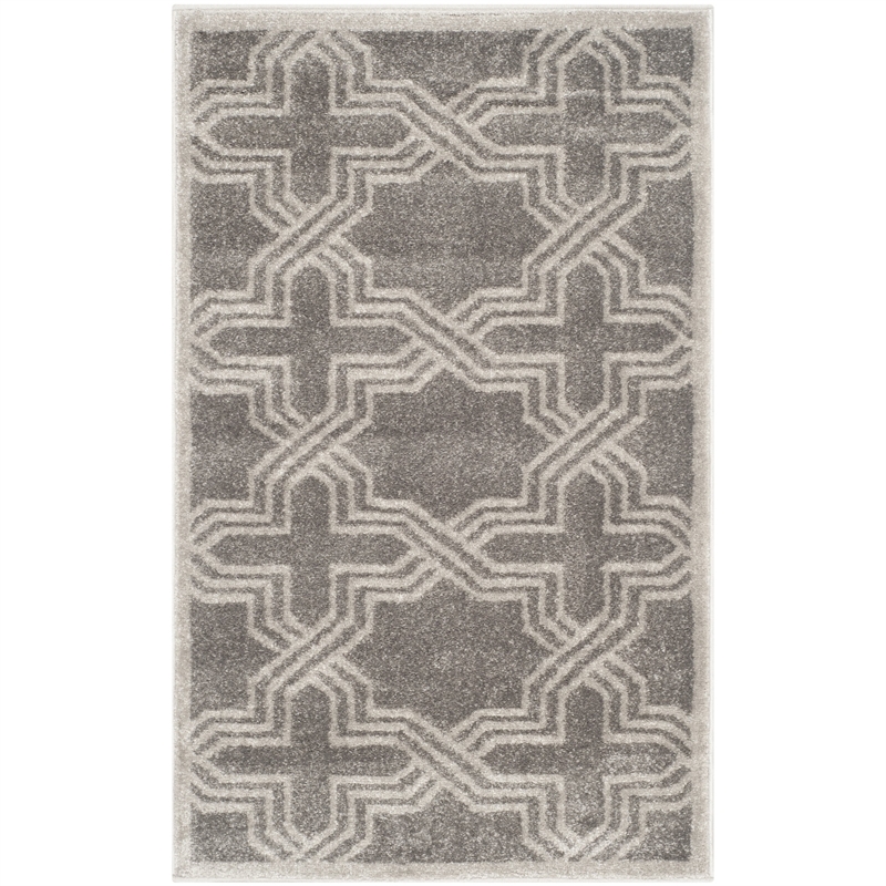 Safavieh Amherst Grey Indoor Outdoor Rug - Runner 2'6