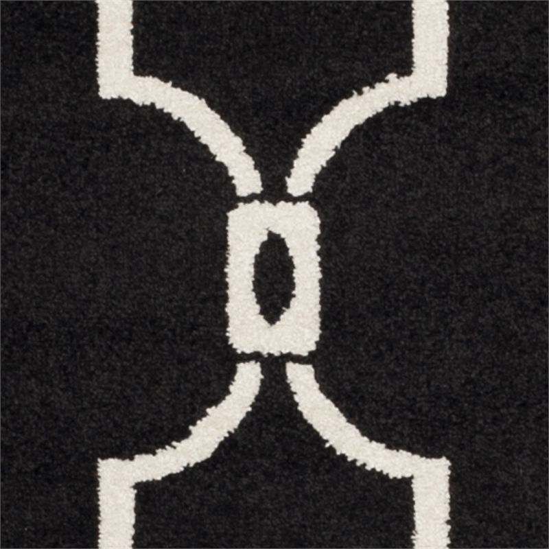 Safavieh Amherst Anthracite Indoor Outdoor Rug - Round 7'