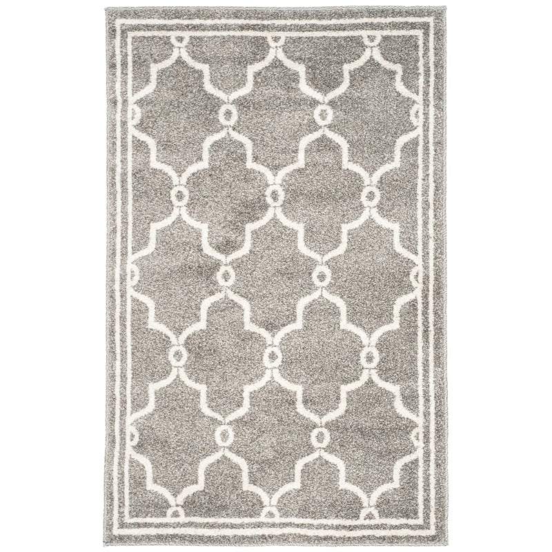 Safavieh Amherst Dark Grey Indoor Outdoor Rug - 2'6