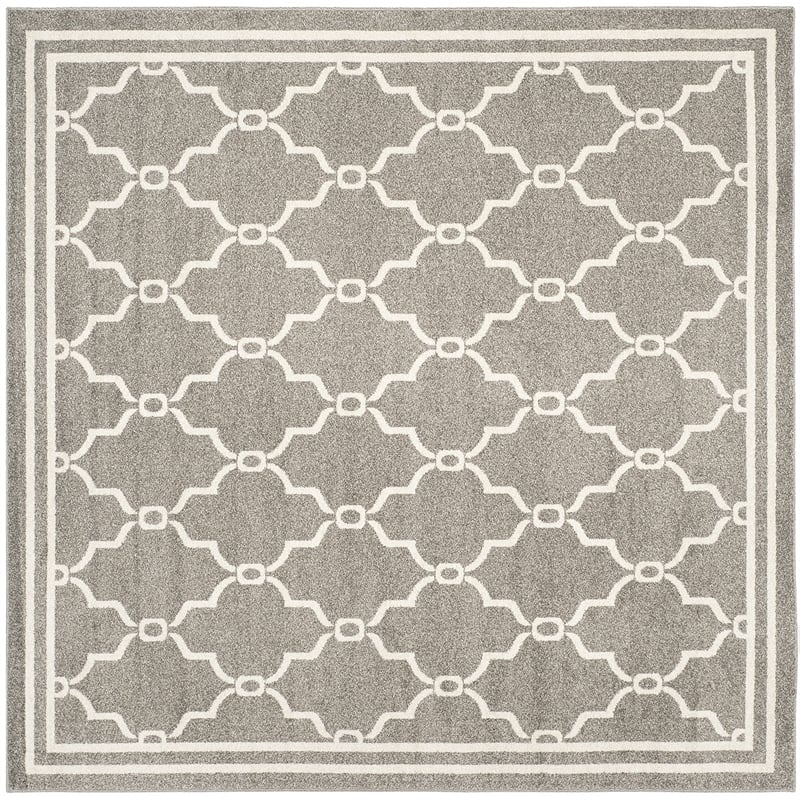Safavieh Amherst Dark Grey Indoor Outdoor Rug - Square 7'