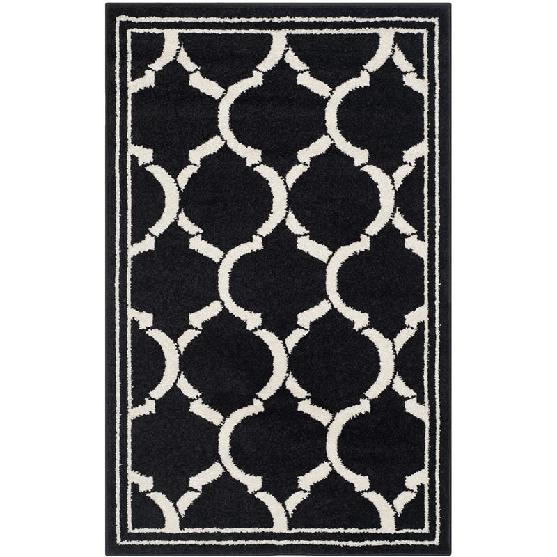 Safavieh Amherst Anthracite Indoor Outdoor Rug - Runner 2'6