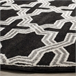 Safavieh Amherst Anthracite Indoor Outdoor Rug - Round 7'