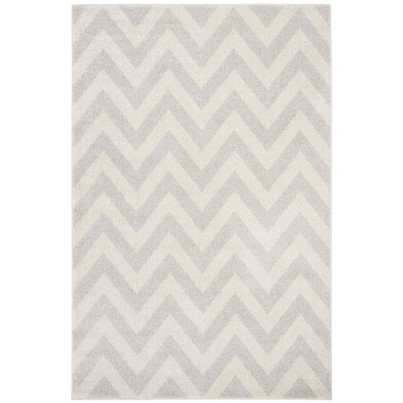 Safavieh Amherst Light Grey Indoor Outdoor Rug - 5' x 8'