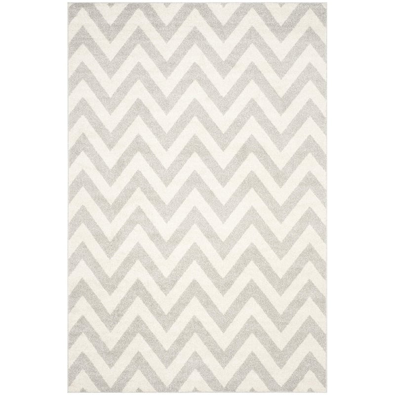 Safavieh Amherst Light Grey Indoor Outdoor Rug - 6' x 9'
