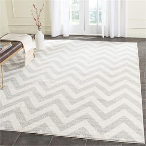 Safavieh Amherst Light Grey Indoor Outdoor Rug - 9' x 12'